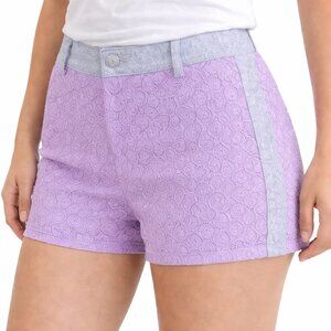 NWT VERY J Embroidered Shorts L